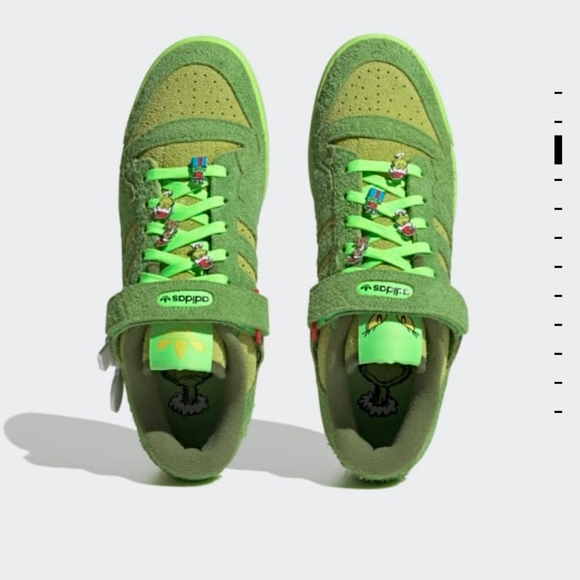 ADIDAS FORUM LOW - THE GRINCH SHOES - Picture 3 of 5